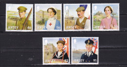 JERSEY-2014-WW 1-MNH(-BELOW FV) - Militares