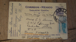 Enveloppe MEXIQUE - MEXICO , 1945 ............ Boite1 .............. 240424-334 - México