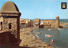 COLLIOURE  Vue Sur Le Port Et L'église St Vincent, Depuis Le Château Des Templiers   27 (scan Recto Verso)MH2978 - Collioure