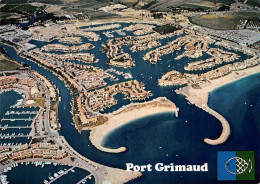 PORT-GRIMAUD Cité Lacustre, Suivant Un Projet De François Spoerry  Vue Aérienne    30 (scan Recto Verso)MH2984 - Port Grimaud