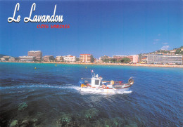 LE LAVANDOU Vue De La Plage Depuis La Mer   46 (scan Recto Verso)MH2984 - Le Lavandou