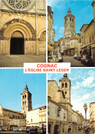 16  COGNAC  L'église Saint LEGER Le Clocher Et L'église Principale  44 (scan Recto Verso)MH2990 - Cognac