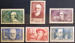 FRANCE                             N° 380/385                               NEUF** - Unused Stamps