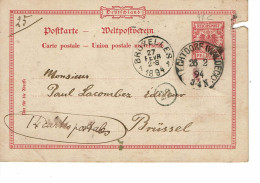 ALLEMAGNE  Entier Postal Type De Timbre 47c - Tarjetas