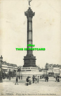 R611337 Paris. Place De La Bastille Et Colonne De Juillet - Welt