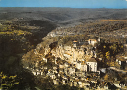 ROCAMADOUR  Le Village Les Sanctuaires Et Le Chateau Vue Du Ciel  14 (scan Recto Verso)MH2901TER - Rocamadour