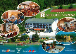 73478040 Auen Woerthersee Seehotel Vinzenz Restaurant Terrasse Schloss Fliegerau - Andere & Zonder Classificatie