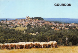 GOURDON En QUERCY Vue Générale Versant Sud  31 (scan Recto Verso)MH2904TER - Gourdon
