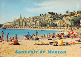 MENTONla Plage 35  (scan Recto Verso)MH2902VIC - Menton