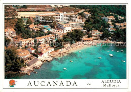 73477981 Aucanada Alcudia Hotels Badestrand Fliegeraufnahme  - Autres & Non Classés