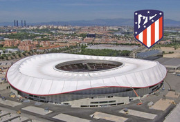 Stadium Civitas Metropolitano (Atletico De Madrid) Postcard - Size: 15x10 Cm. Aprox. - Football