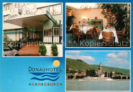 73477881 Krems Donau Donauhotel Restaurant Donaudampfer Kirche Krems Donau - Autres & Non Classés