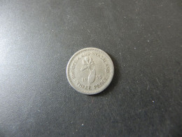 Rhodesia And Nyasaland 3 Pence 1955 - Rhodesië