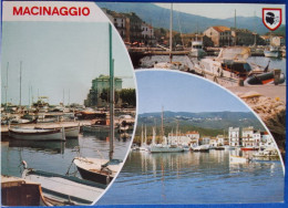 Macinaggio Souvenir De. Carte Multi-vues Du Port Vers 1975 - Sonstige & Ohne Zuordnung