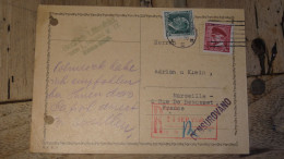 PPC Censurovano 1938 ............ Boite1 .............. 240424-348 - Briefe U. Dokumente
