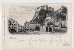 39049207 - Kufstein In Tirol Mit Oberen Stadtplatz Gelaufen Von 1898. Gute Erhaltung. - Altri & Non Classificati