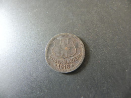 Deutschland Germany Stadt Kaiserslautern 10 Pfennig 1918 - Kriegsgeld - 10 Pfennig