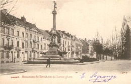 73477495 Gand Belgien Monument Kerckhove De Denterghem Gand Belgien - Sonstige & Ohne Zuordnung