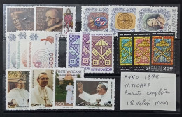 1978 Vaticano, Annata Completa- 18 Valori NUOVI MNH ** - Unused Stamps