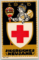 13235107 - Sign. Gretl Hess  Siegreiches Neujahr AK - Rode Kruis