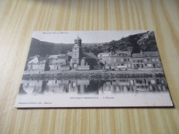 CPA Château-Régnault (08).L'église - Carte Animée Avec Commerces. - Sonstige & Ohne Zuordnung