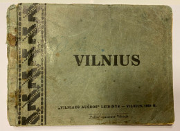 VILNIUS WILNO 1938 LITHUANIA 14 POSTCARD BOOKLET, 14 ATVIRUKŲ BUKLETAS - Lituania