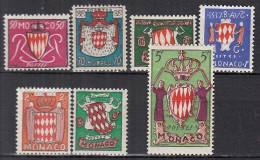 MONACO  479-485, Postfrisch **, Staatswappen, 1954 - Neufs