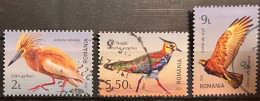 ROMANIA 2021 Fauna - Birds Of The Vltava Delta 3 Postally Used Stamps MICHEL# 7816,7819,7820 - Oblitérés