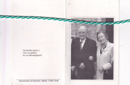 Henri De Jongh (Vosselaar,1915, Ere Schoolhoofd) En Gaby Van Dyck (Sint-Lenaarts,1914, Onderwijzeres O.r.); 1998; Foto - Obituary Notices