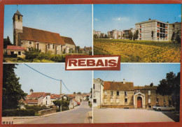 REBAIS (Seine-et-Marne): L'Eglise, Les Cités, L'Hospice, Vue Générale - Multivues - Rebais