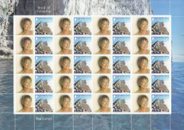 2015 Gibraltar - YouStamps© Stamp Sheet - Personalised "Rock Of Gibraltar" : 20 X E - MNH - Gibraltar