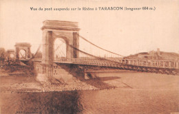 13-TARASCON PONT SUSPENDU SUR LE RHONE-N°LP5118-A/0233 - Tarascon