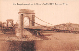 13-TARASCON PONT SUSPENDU SUR LE RHONE-N°LP5118-A/0227 - Tarascon