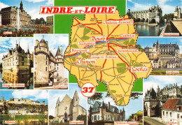 37-L INDRE ET LOIRE MULTIVUES-N°C4105-C/0131 - Sonstige & Ohne Zuordnung