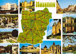 53-MAYENNE MULTIVUES-N°C4105-B/0157 - Mayenne