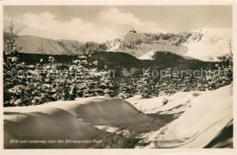 73372795 Schneegruben Winterpanorama Blick Vom Leiterweg Nach Schneegruben Baude - Tchéquie