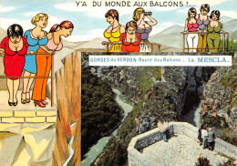 04-GORGES DU VERDON ROUTE DES BALCONS-N°C4106-D/0131 - Autres & Non Classés