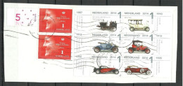 Nederland Netherlands Cover Piece With Nice Stamps Cars Autos King - Usati