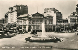 73369731 Barcelona Cataluna Cruce Paseo De Gracia Con Gran Via Barcelona Catalun - Autres & Non Classés