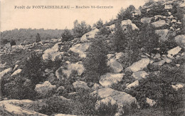 77-FONTAINEBLEAU LA FORET ROCHES SAINT GERMAIN-N°LP5119-D/0249 - Fontainebleau