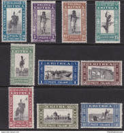 1930 ERITREA, Soggetti Africani , N° 155/164 ,  10 Valori ,  MNH** - Eritrea