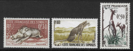 French Somali Coast 1958 MiNr. 314 - 6 Somaliküste  Animals Gerenuk, Cheetah, Warthog 3v MNH** 2,00 € - Autres & Non Classés