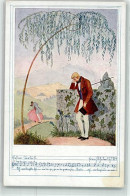 13277507 - Schubert, Franz  Liederkarte  Erster Verlust Liebespaar  Schulverein Karte Nr. 1222 AK - Koehler, Mela