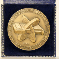 Médaille “de Table” NATO-OTAN Portugal 1985 – Military Audio-visual Working Group - Otros & Sin Clasificación