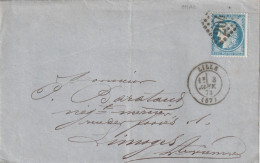 Lettre De Lille à Limoges LAC - 1849-1876: Klassieke Periode