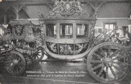 78-VERSAILLES VOITURE DU SACRE DE CHARLES X-N°LP5120-C/0021 - Versailles (Château)