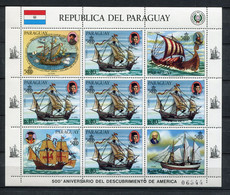 Paraguay 1985. Mi 3925 X 5 Block ** MNH. - Paraguay