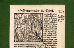 ST-DE Martin Luthers Protestantische Reformation Tod Hinrichtungen Holzschnitt 1557 Ludwig Rabus #D - Prenten & Gravure