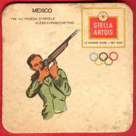 ** TIR  Au  PIGEON  -  MEXICO  OLYMPIQUE ** - Beer Mats