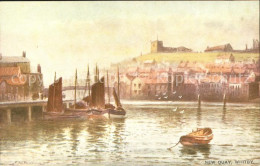 11732854 Whitby UK New Quay Drawing Celesque Series Kuenstlerkarte  - Andere & Zonder Classificatie